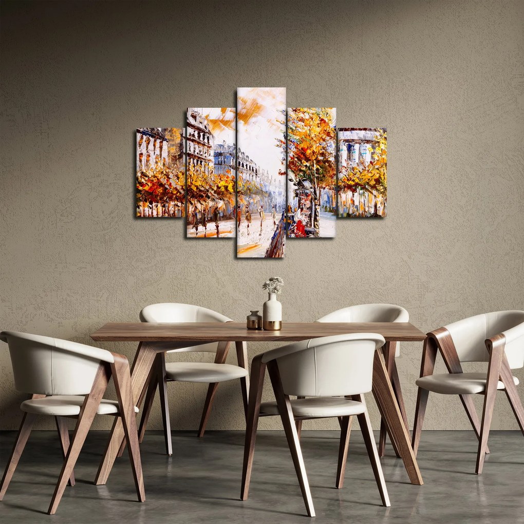 Obraz - Ulica v Paríži (150x105 cm)