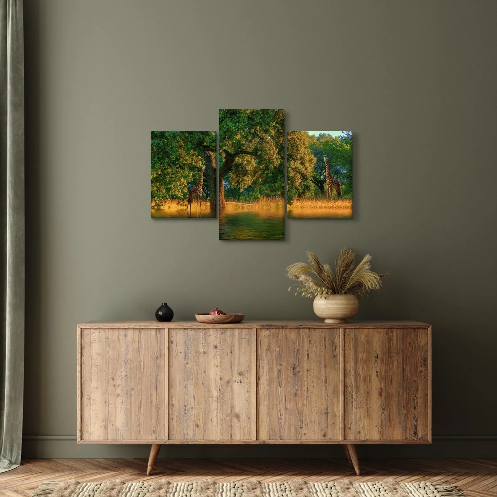 Obraz žirafy v prírode (90x60 cm)
