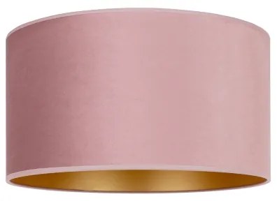 Duolla - Stropné svietidlo ROLLER 1xE27/15W/230V pr. 40 cm ružová/zlatá