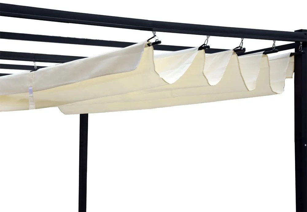 Jokomisiada Záhradná PERGOLA Para Sole ESTIVO 3x3x2,4m Vodotesná strecha SP0835