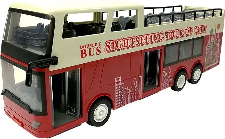Double E Diaľkovo ovládaný R/C 2.4G podlahový autobus 1:18