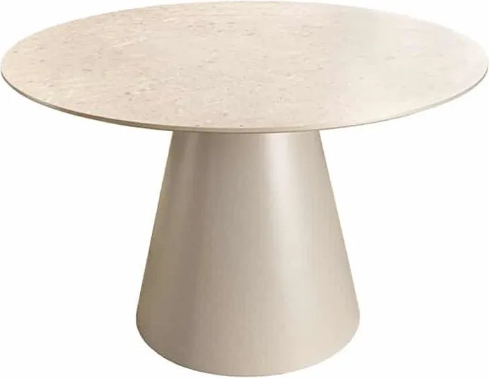 Okrúhly jedálenský stôl Belinda 120 cm sivý