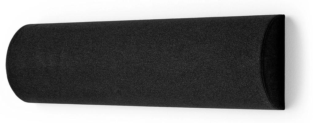 Akustický panel POLY, polvalec, Ø 280x500 mm, čierna