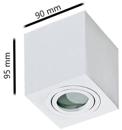 Azzardo AZ2822 - Kúpeľňové stropné svietidlo BRANT 1xGU10/50W/230V IP44