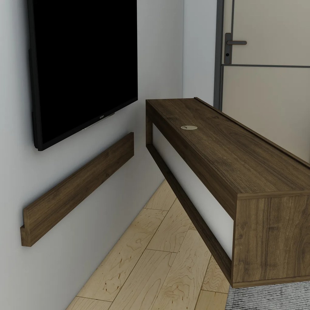 Televízny stolík Denby Walnut