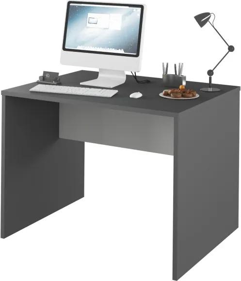 TEMPO KONDELA Rioma Typ 12 písací stôl grafit / biela