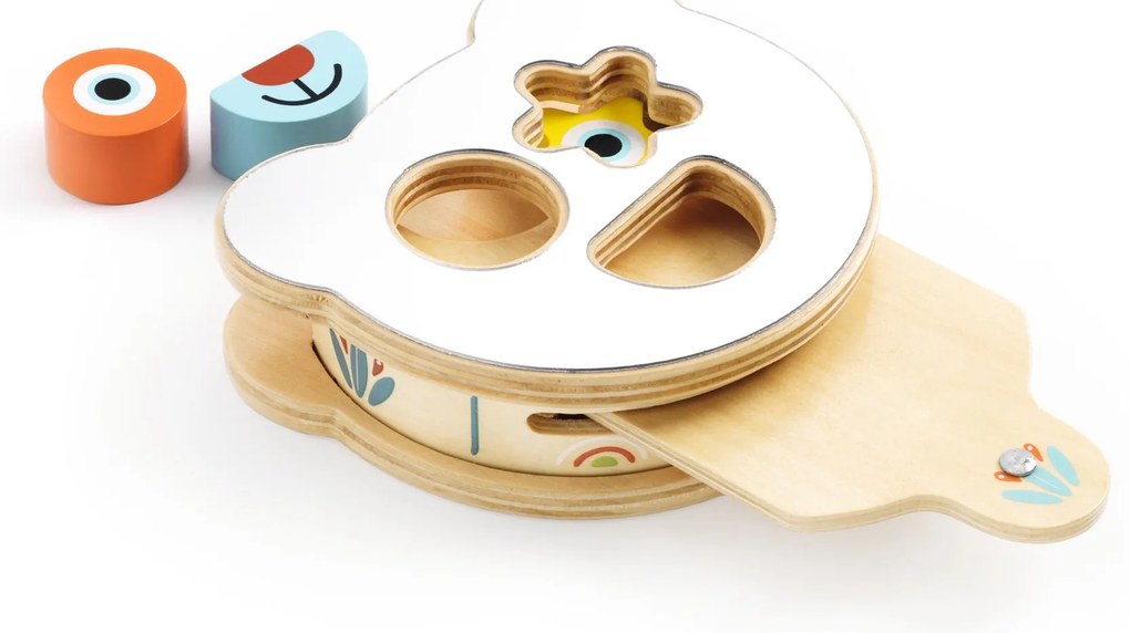 Triediaca hra so zrkadlom - medvedík