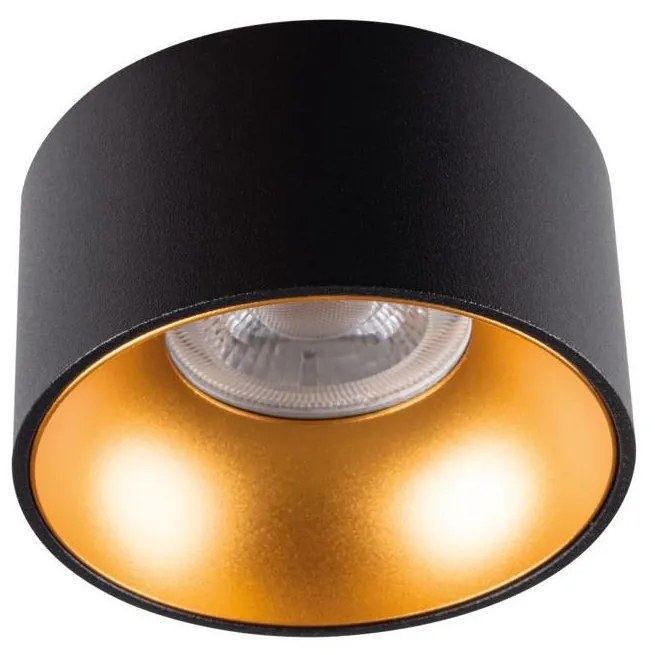 Kanlux 27575 - Podhľadové svietidlo MINI RITI 1xGU10/25W/230V čierna/zlatá KX2420