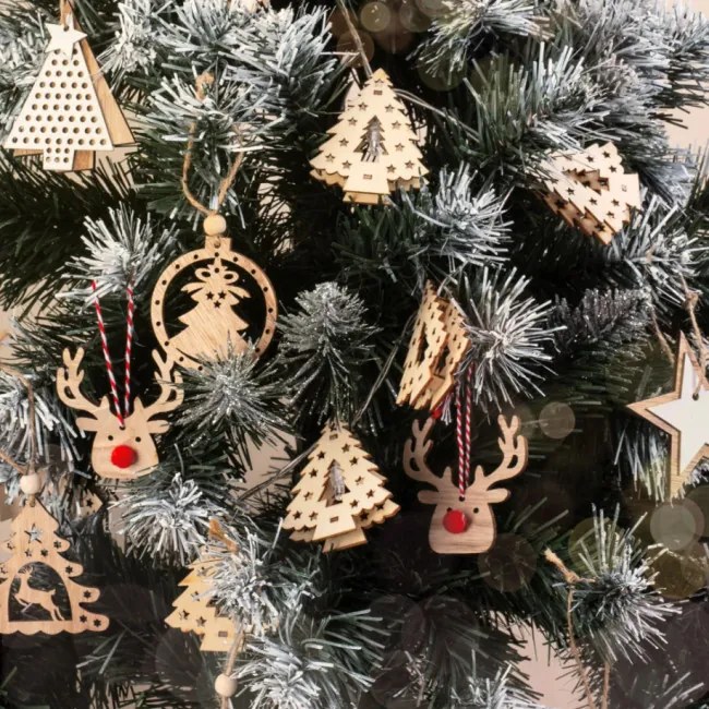 Vianočné ozdoby KL-21X17 MIX (4 ks)