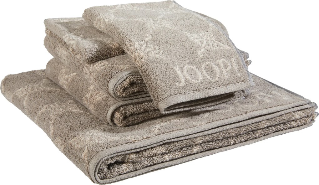 XXXLutz SADA FROTÉ UTERÁKOV, grafitová, taupe Joop! - Kúpeľňový textil - 003367056803