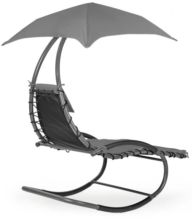 ZÁHRADNÉ HOJDACIE KRESLO MOLLY ŠEDÉ