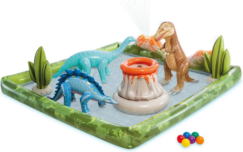 INTEX Hracie centrum 201 × 201 × 36 cm Jurský park