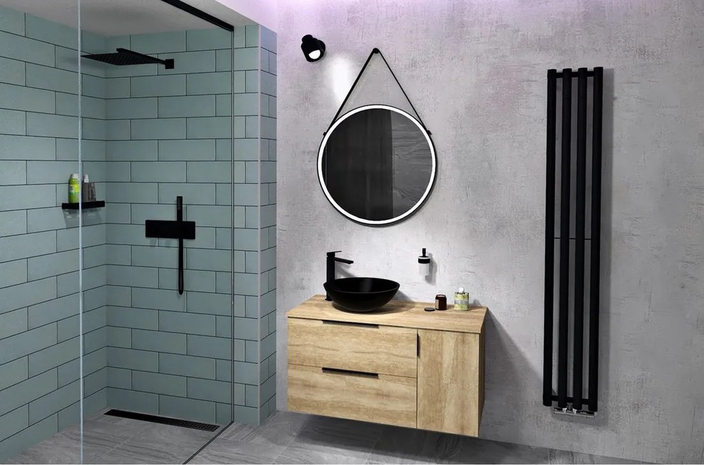 Sapho Sapho, CIRASA STRIP umývadlová skrinka 139,6x52x46cm, verde, CR141-4444S-21