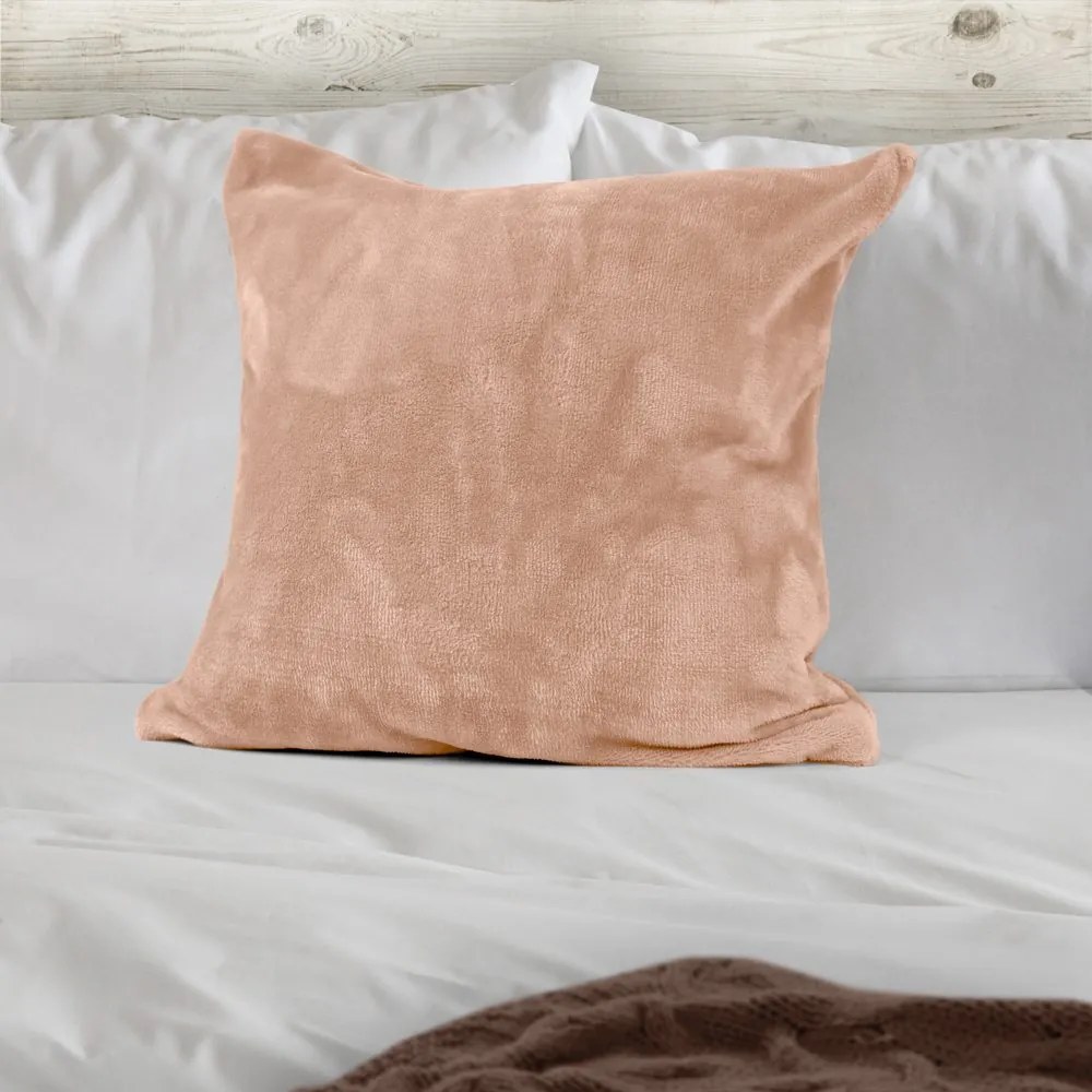 Polášek Poťah na vankúš z mikroplyšu - Ružová | 70 x 90 cm