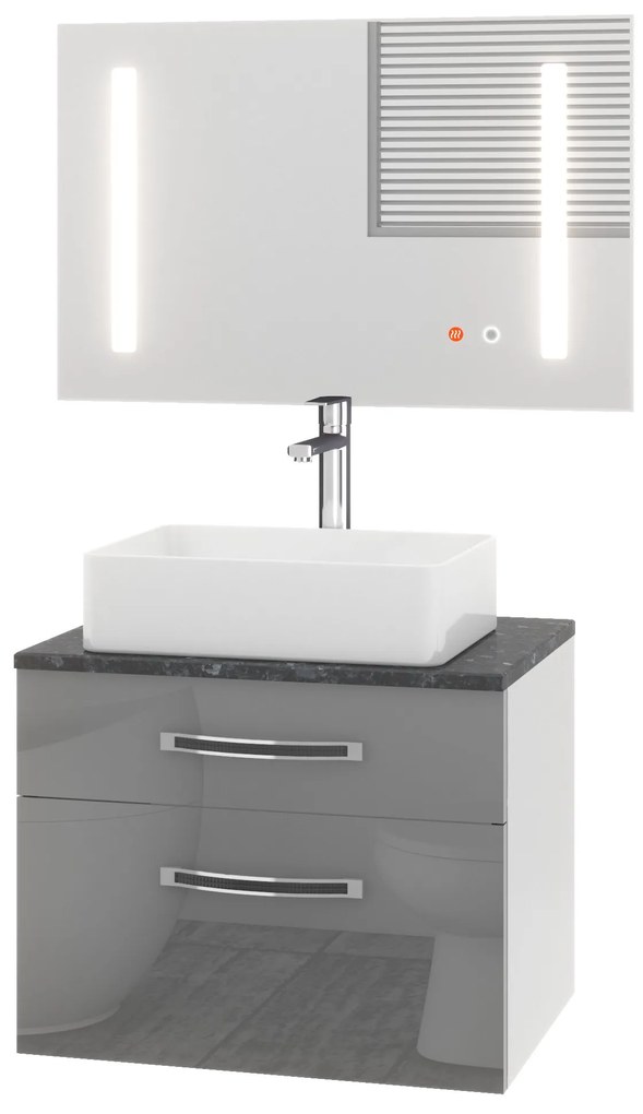 Kúpeľňový nábytok Euphoria EUP P 60/0/W/S/0/BK/MB