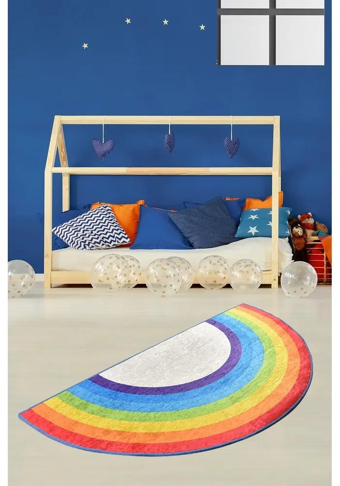Detský protišmykový koberec Chilam Rainbow, 85 x 160 cm