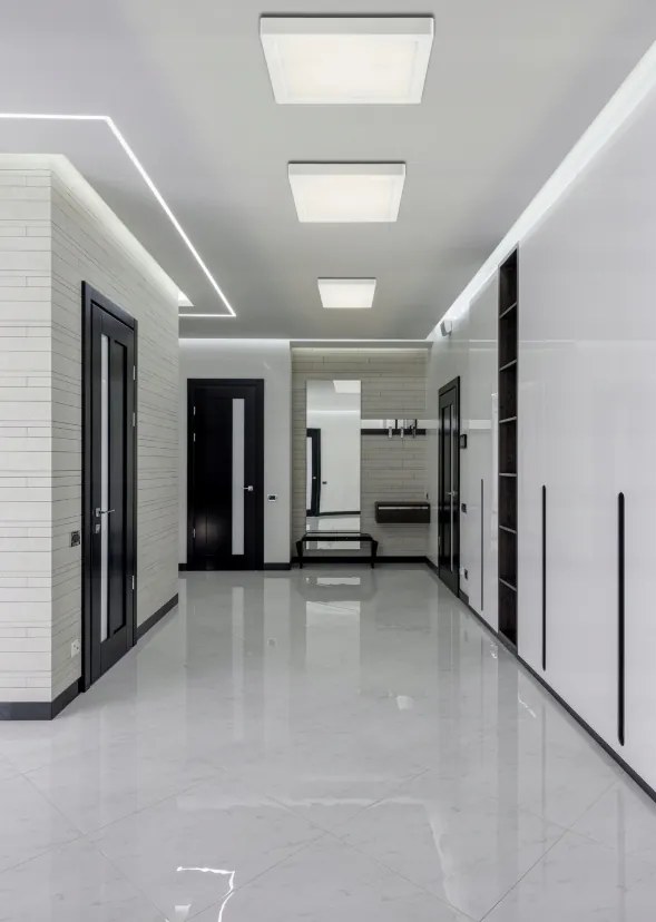 BERGE Prisadený štvorcový LED panel 18W - 1980lm - neutrálna farba