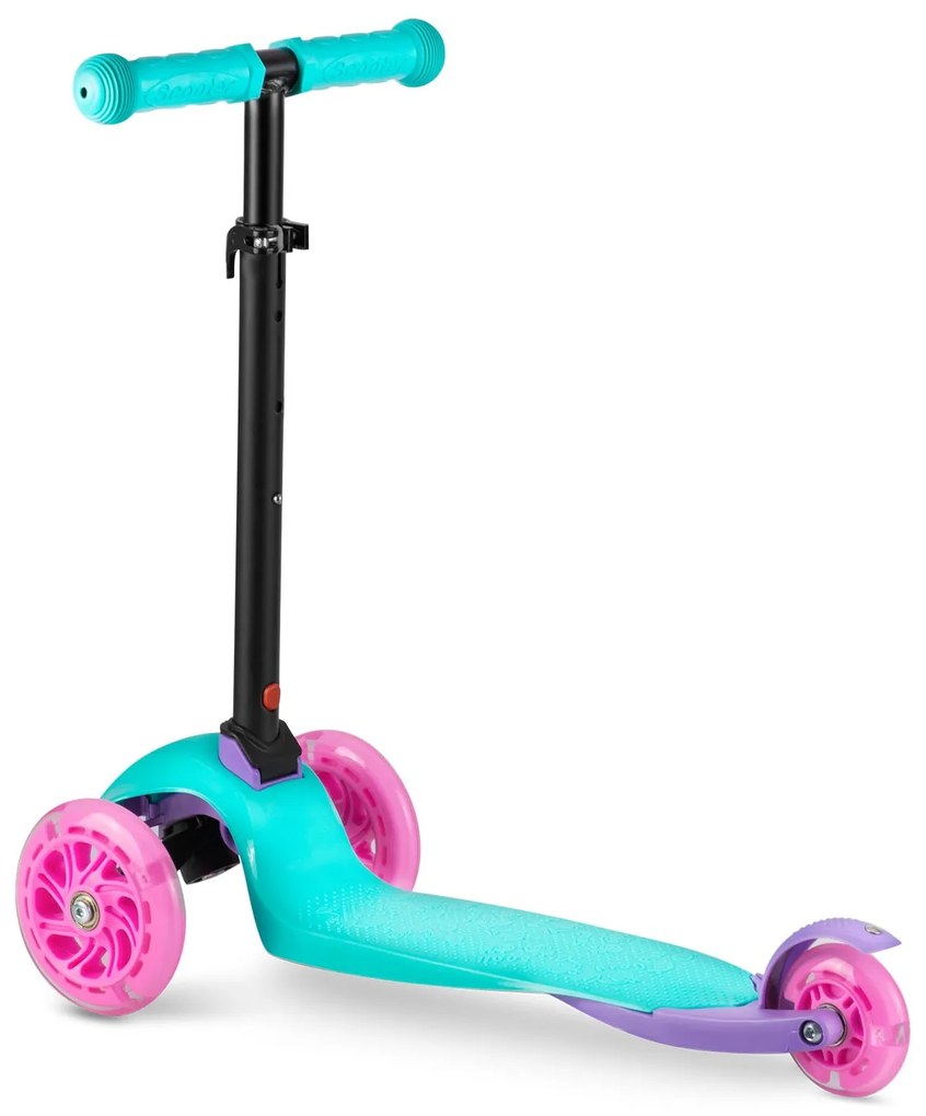 Kolobežka Ricokids Loco - tyrkysovo ružová