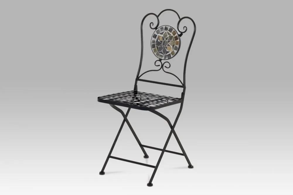 Kovová stolička s mozaikou JF2205 Autronic