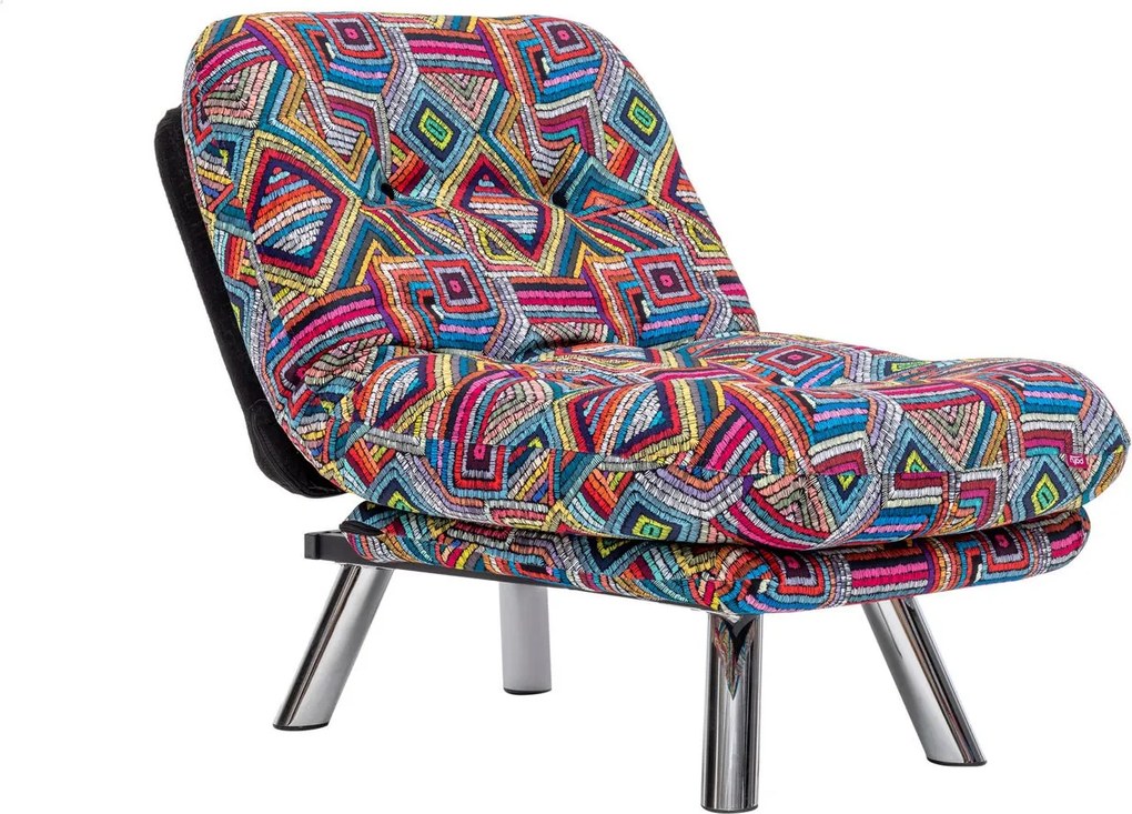 Rozkládací křeslo Misa Small vícebarevné