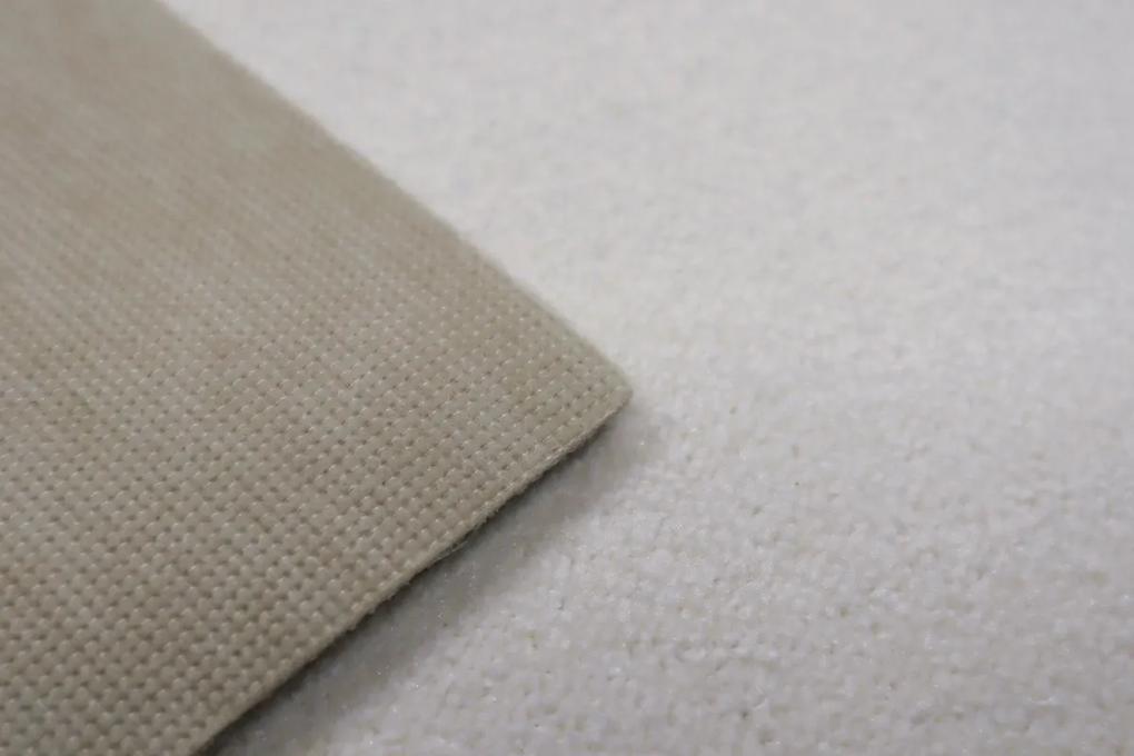 Lano - koberce a trávy Metrážny koberec Nano Smart 890 biely - S obšitím cm