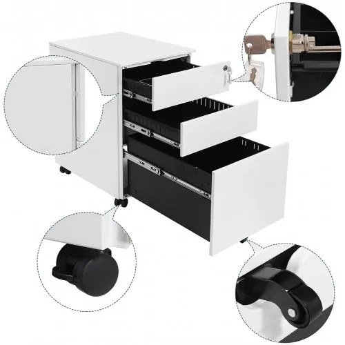 Mobilná skrinka na spisy SONGMICS OFC60WT