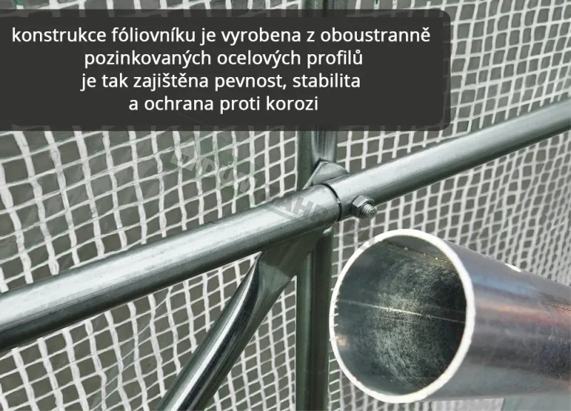 Záhradný fóliovník biely 2,5x4 m Focus Garden