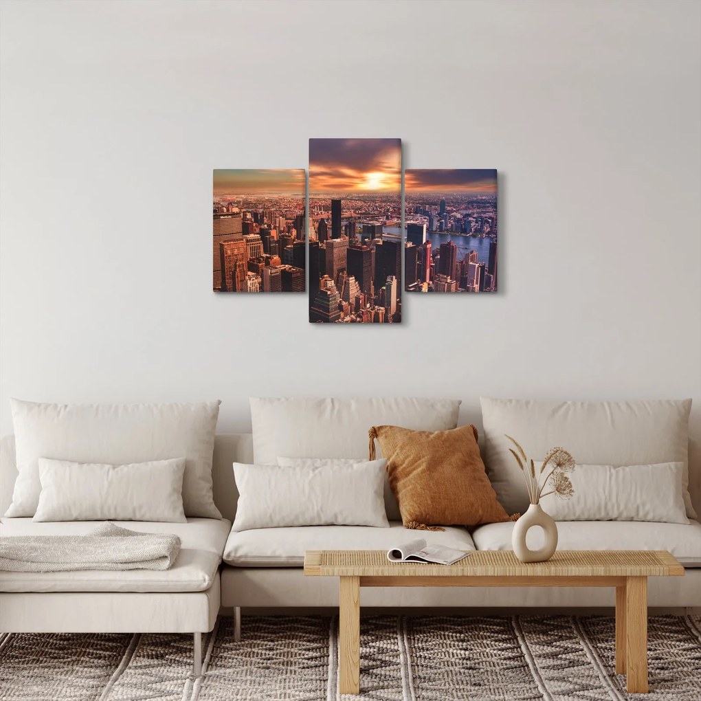 Obraz - Pohľad na metropole (90x60 cm)