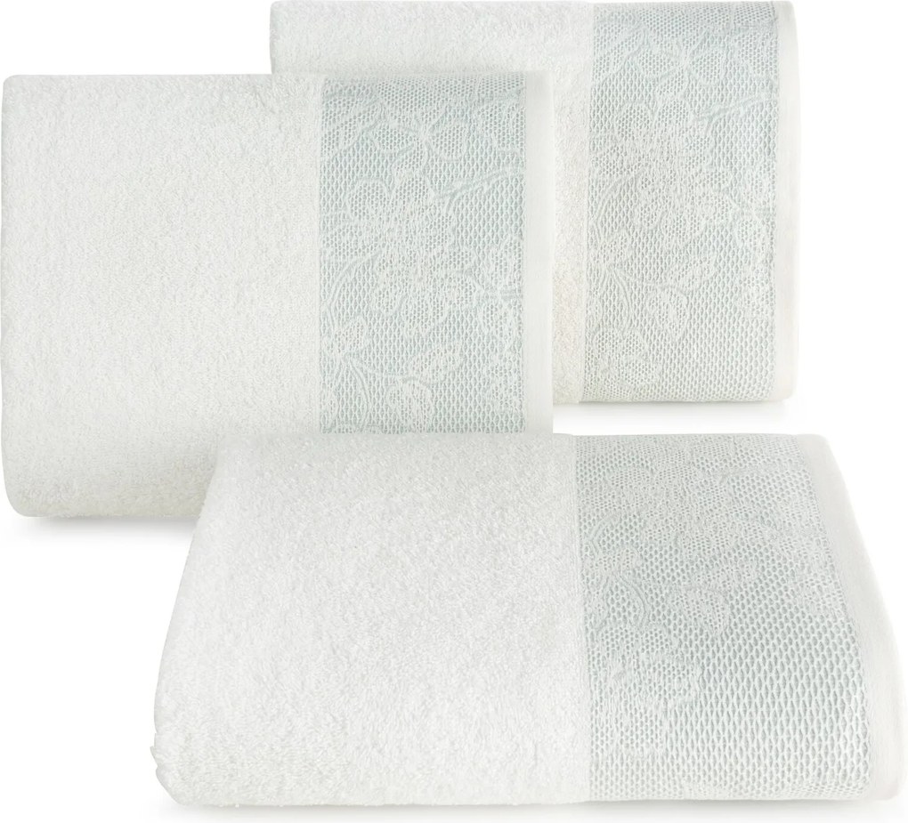 BAVLNENÝ UTERÁK TULIA SADA 3KS 70X140 CM BIELA