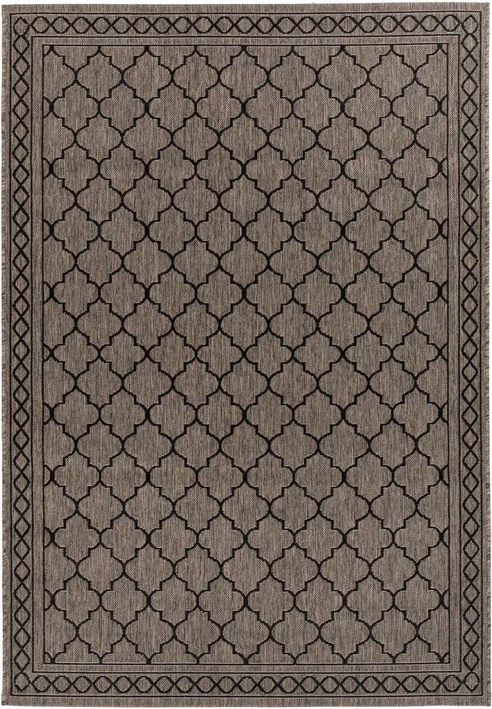 XXXLutz KOBEREC, 80/150 cm hnedá, sivá - Online Only bytové doplnky - 005937069101