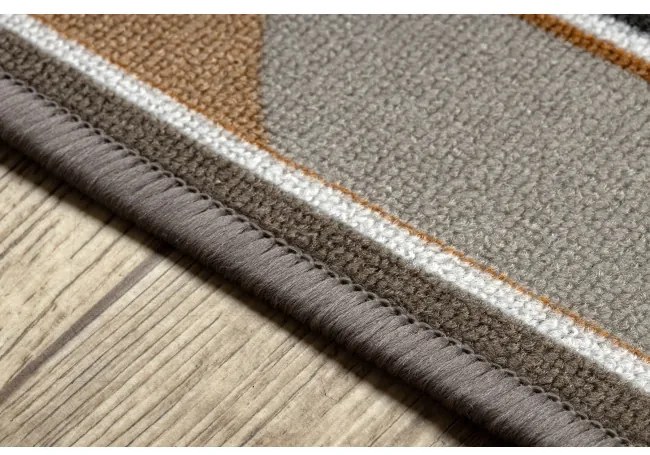 Protišmykový behúň MALIS geometrický, béžový - Výpredaj