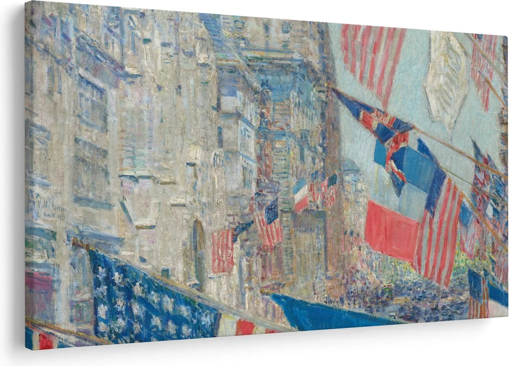 Obraz - Childe Hassam, Allies day, reprodukcia (90x60 cm)