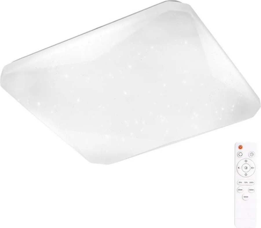LED Stmievateľné stropné svietidlo KASTOR na diaľkové ovládanie LED/72W/230V