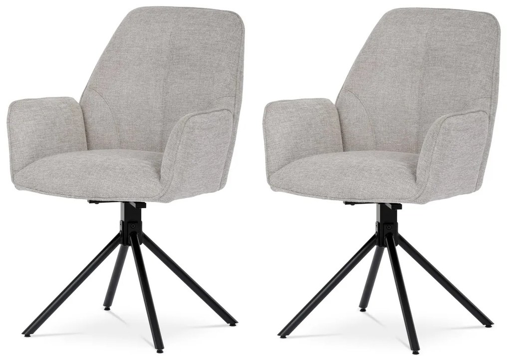 Súprava jedálenských stoličiek s vratným mechanizmom HC-522 CRM2, 2 ks