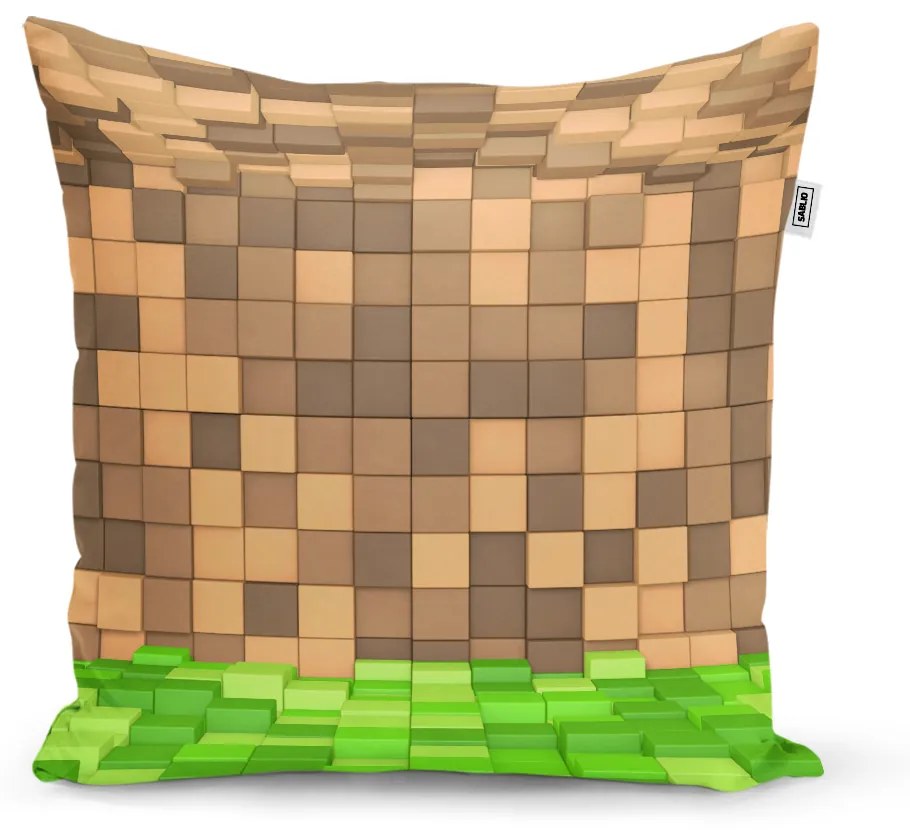 Sablio Vankúš Blocks 3D - 40x40 cm