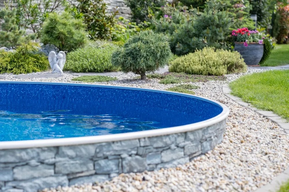 Planet Pool Náhradná bazénová fólia Waves pre bazén ø 3,6 mx 1,1 m