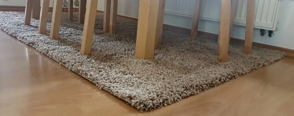 Ayyildiz, Kusový koberec Life Shaggy 1500 beige, 60x110, béžová, obývacia izba