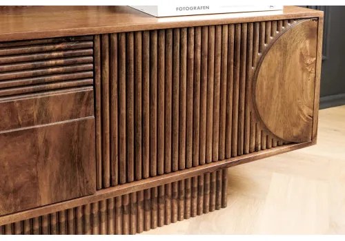 TV-skrinka 46805 Art Deco 200cm Drevo Mango Hnedé - Komfort-nábytok