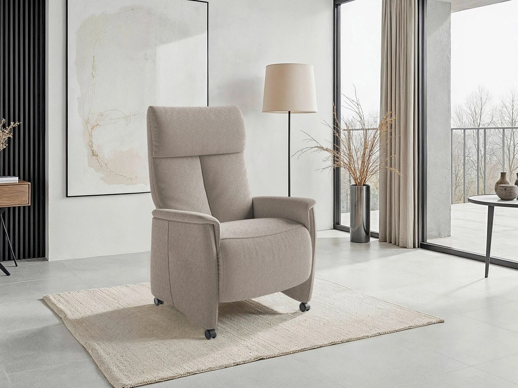 XXXLutz RELAXAČNÉ KRESLO, textil, taupe Sit & More - Online Only obývacie izby - 000144032416