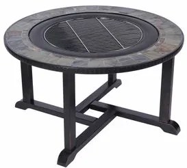 Ohnisko Strend Pro Grill, kovové, 4 stoličky, 105x75 cm