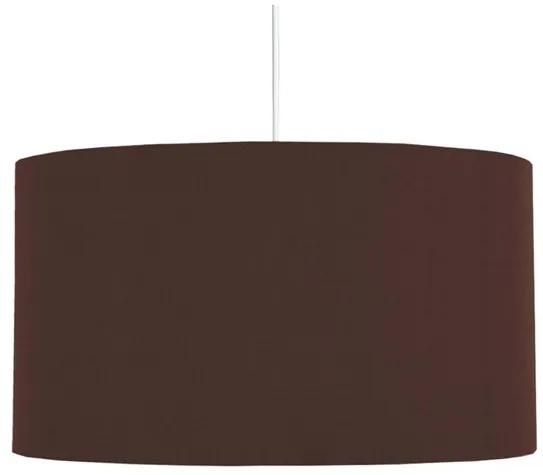 CLX Závesné moderné osvetlenie MILAZZO, 1xE27, 60W, 40cm, okrúhle, hnedé