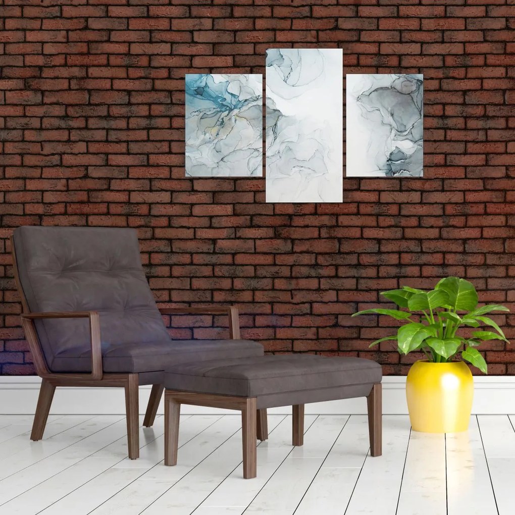 Obraz - Modrý mramor (90x60 cm)