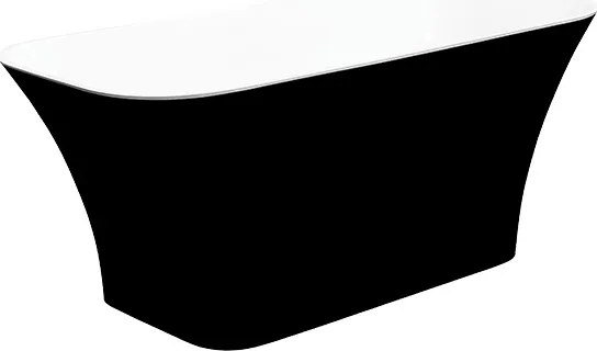 Besco Voľne stojaca vaňa z liateho mramoru Assos BW 160x70 BESCO-Typ výpuste: Click-Clack štandard, chróm, BESCO-Rozmery: 160x70, BESCO-Farba: Biela/…