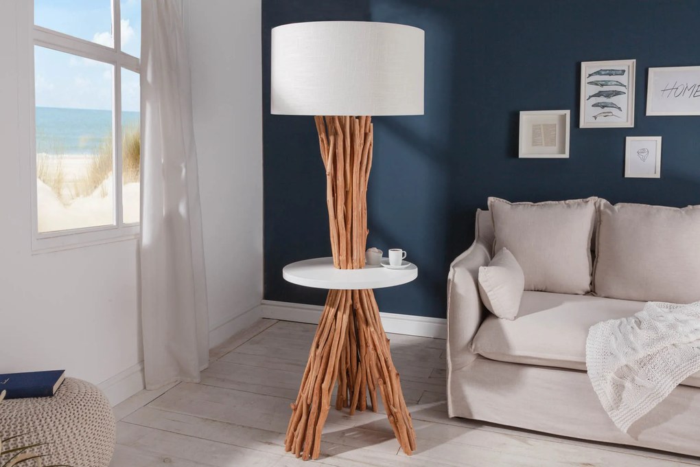 Stojacia lampa Servant 153cm longan wood