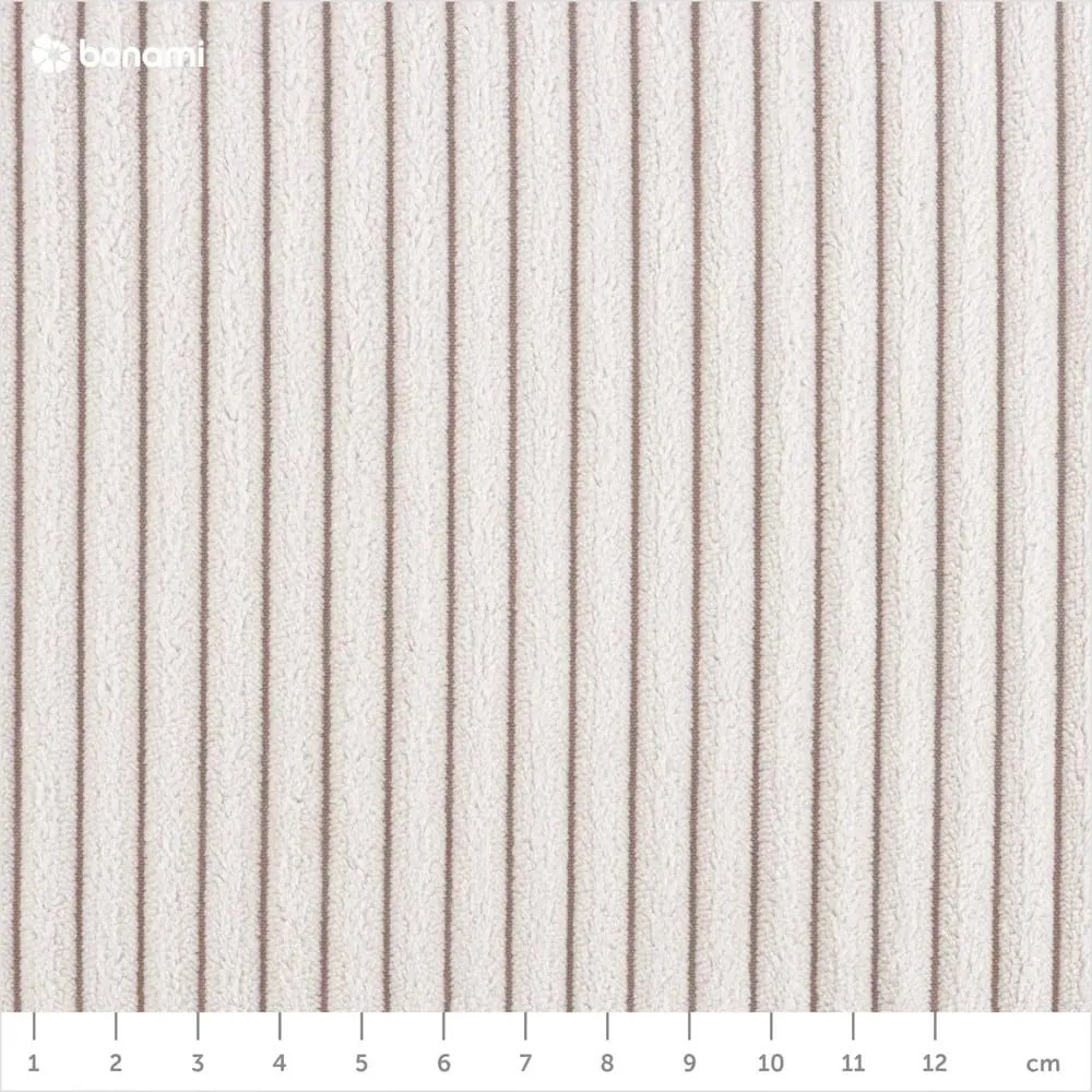 Krémová čalúnená dvojlôžková posteľ s úložným priestorom s roštom 160x200 cm Voliera – Maison de Rêve