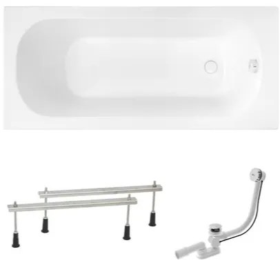 Obdĺžniková vaňa SAT Mika 150x70 cm akrylát ľavá aj pravá SATMIKA1500AN, 1 ks