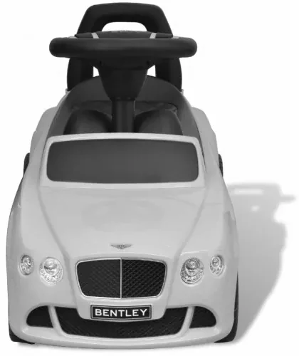 Biele šliapacie autíčko Bentley-