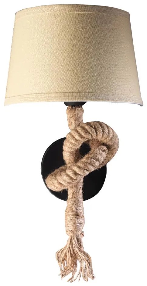 ONLI - Nástenné svietidlo CORDA 1xE27/22W/230V béžová