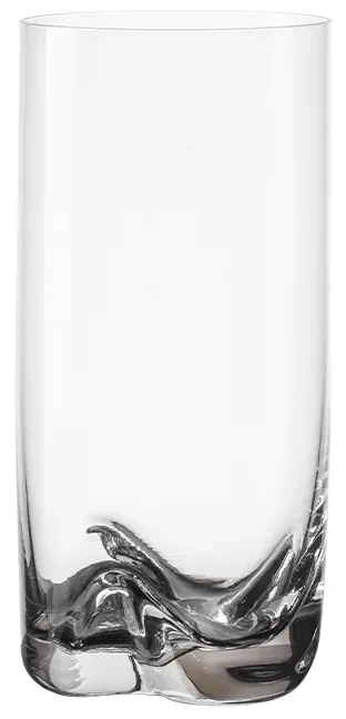 Poháre so sivým dnom Long drink 350 ml set 6 ks - Anno Glas Lunasol Color - 322128
