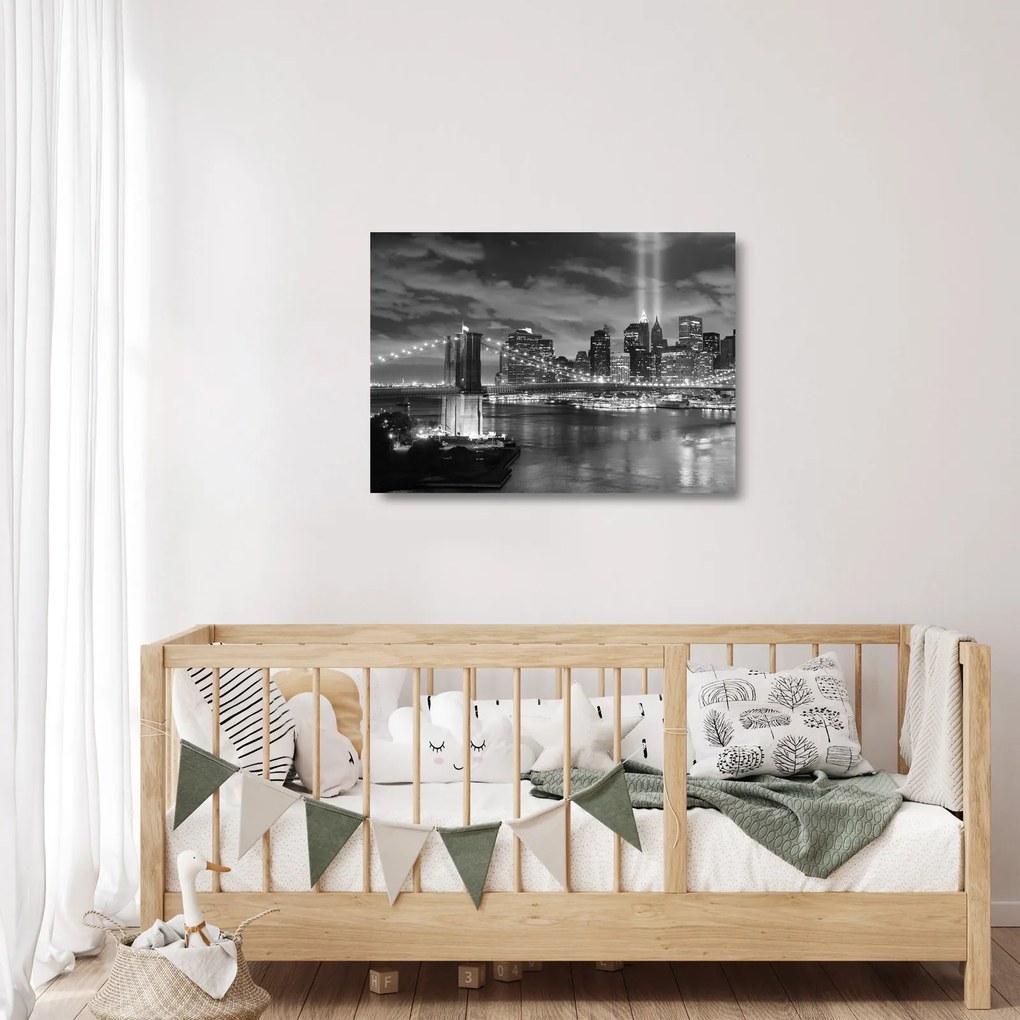 Sklenený obraz - Brooklynský most (70x50 cm)